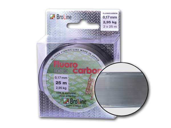 BroLine s.r.o. 100% Fluorocarbon/100 m, 0,13 mm, 1,70 kg
