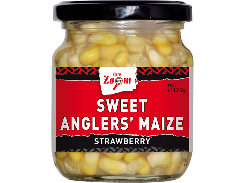 Carp Zoom Sweet Angler's Maize - 220ml/125 g/Jahoda