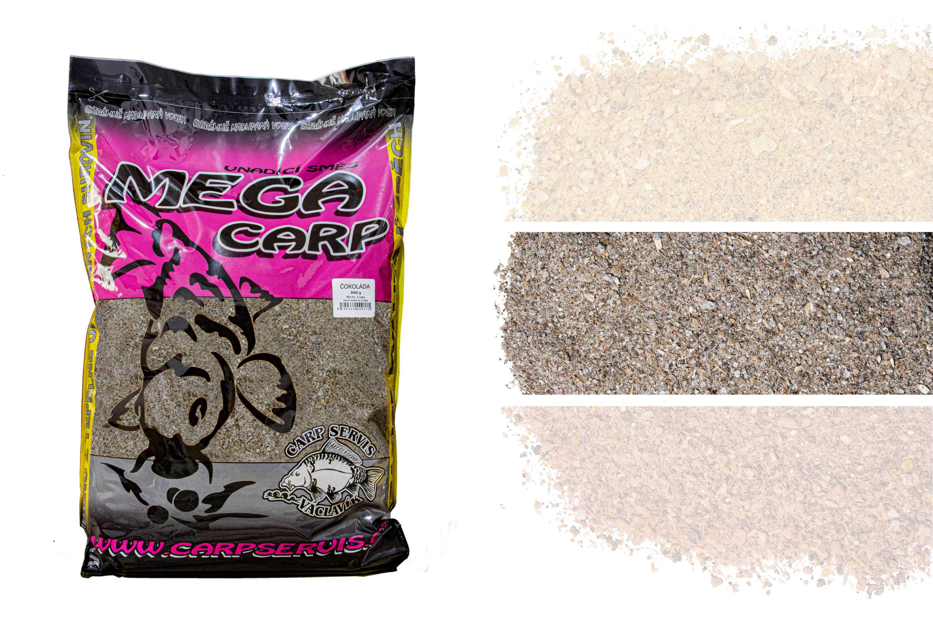 CSV Vnadící směs Megacarp - 3 kg/Čokoláda/černá