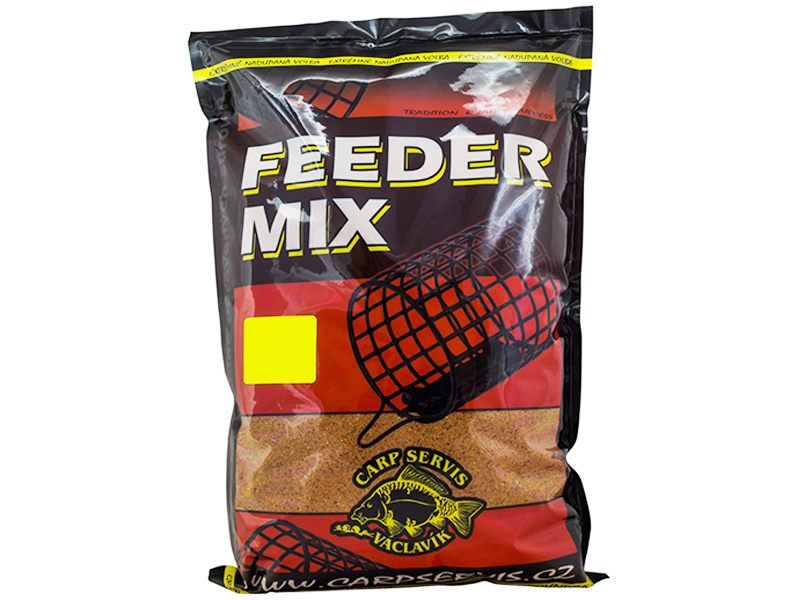 CSV Feeder Mix - 1 kg/Játra-Halibut/černá
