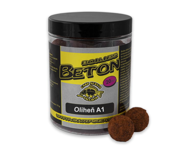 Boilies Boss2 BETON Oliheň A1 - 170 g/20 mm