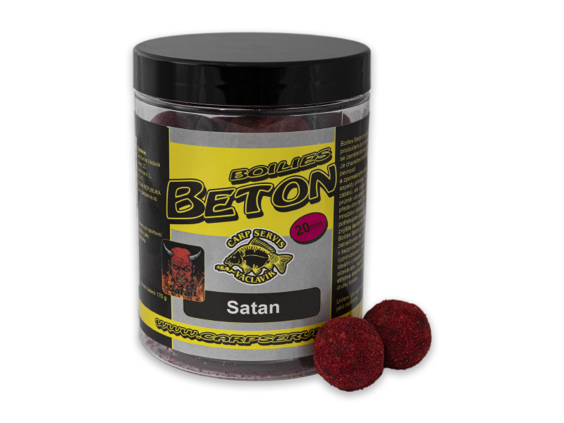 CSV Boilies Boss2 BETON Satan - 170 g/20 mm