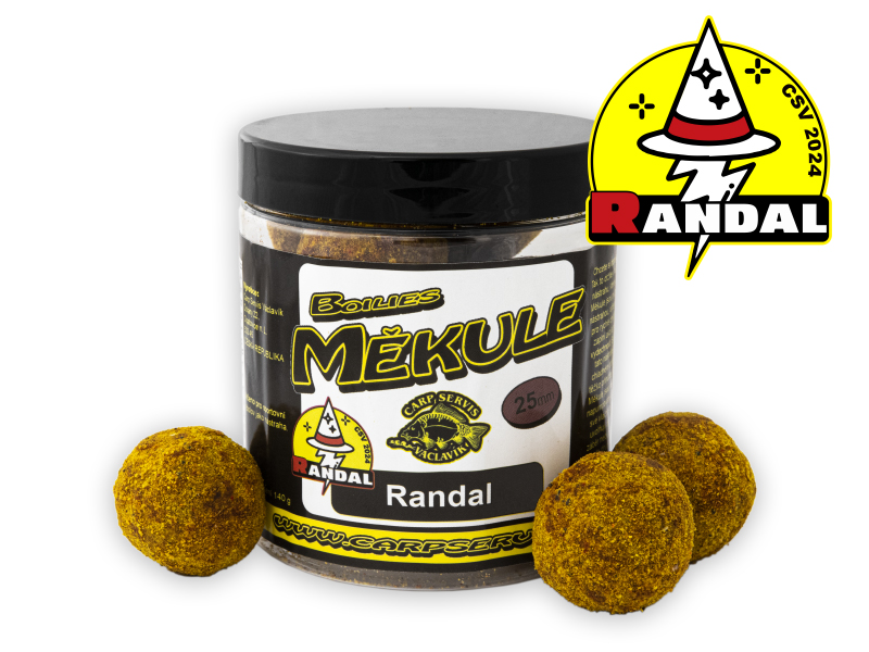 Boilies Měkule - 140 g/25 mm/Randal