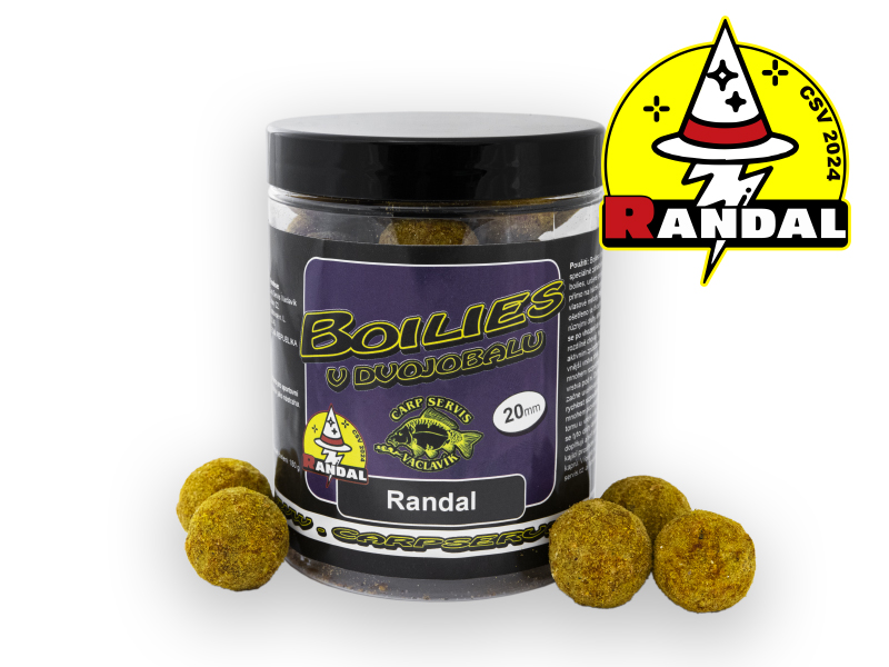 CSV Boilies v dvojobalu - 180 g/20 mm/Randal