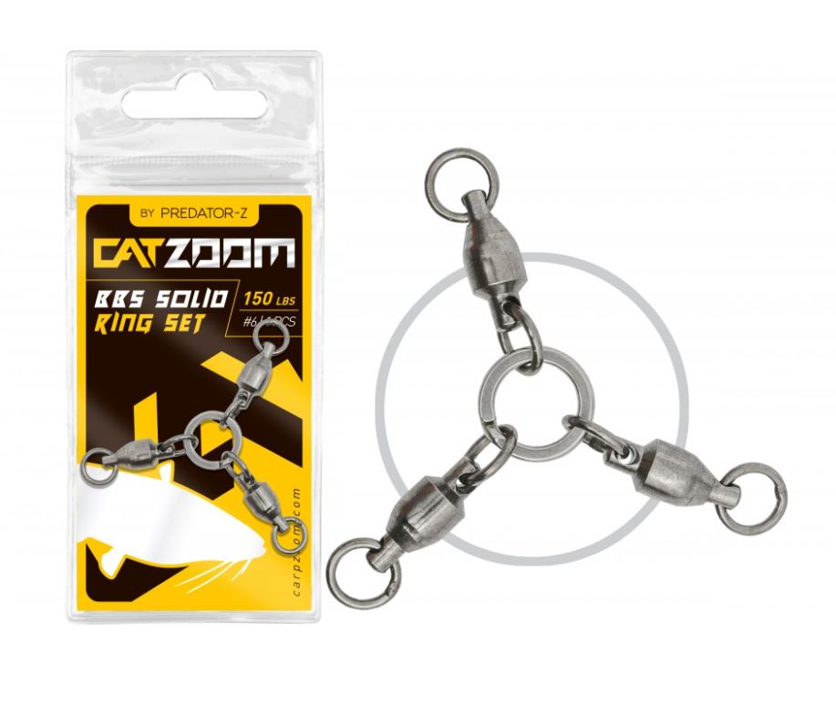 Carp Zoom Obratlik BBS Solid Ring SET - 1 ks/150 lb/vel.6