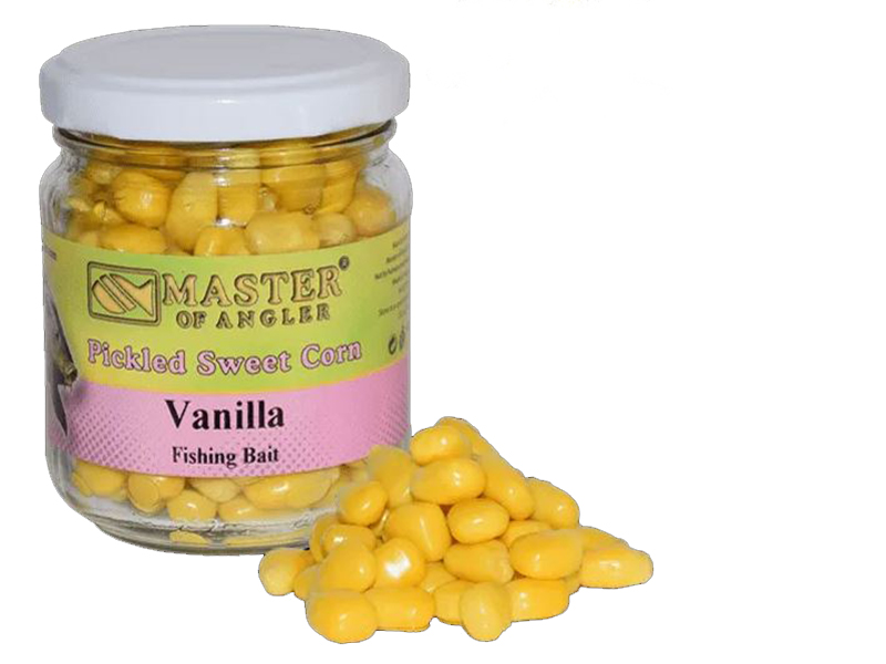 Master of Angler Kukuřice Pickled Sweet Corn - 212 ml/Vanilka