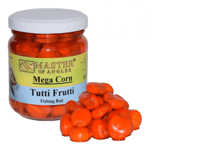 Master of Angler Kukuřice Mega Corn - 212 ml/Tutti-frutti