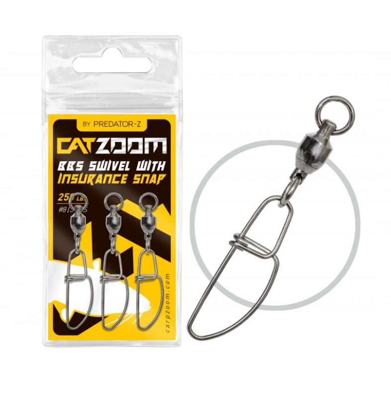 Carp Zoom Karabina s obratlíkem BBS - 3 ks/250 lb/vel.8