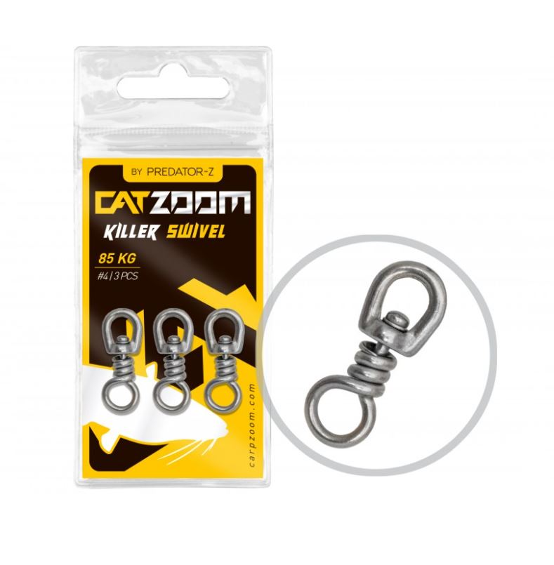 Carp Zoom Obratlík Killer Swivel - 3 ks/vel.4
