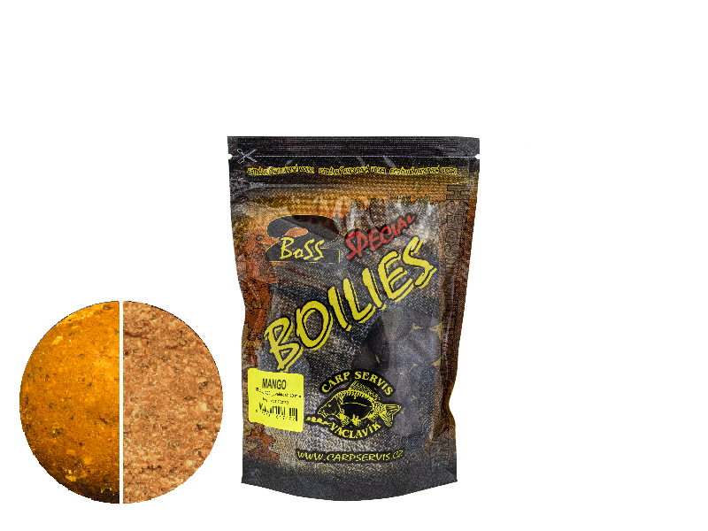 Boilies Boss2 - 200 g/20 mm/Mango
