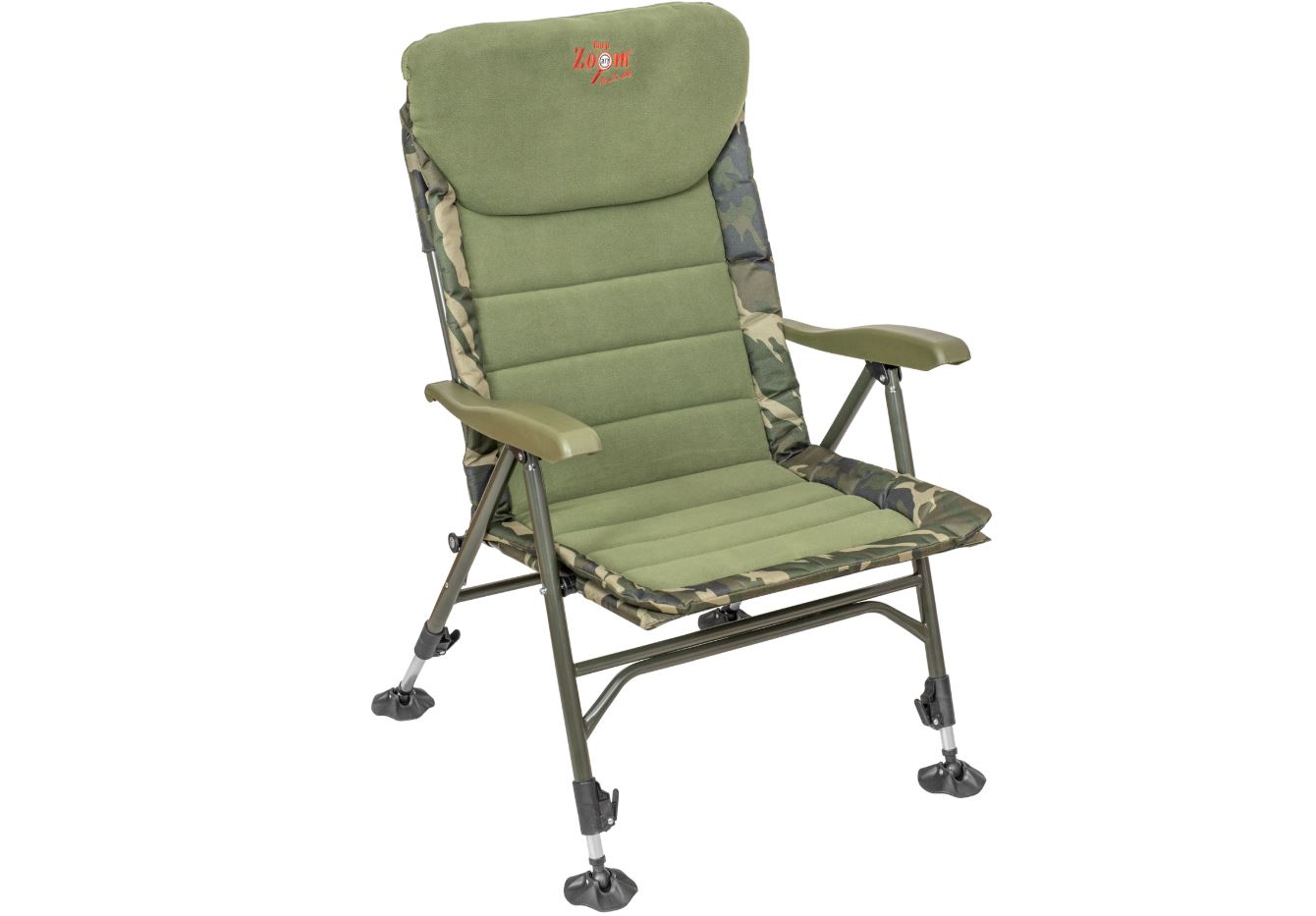 Carp Zoom Křeslo Recliner polohovací komfortní - Camou/Fleece