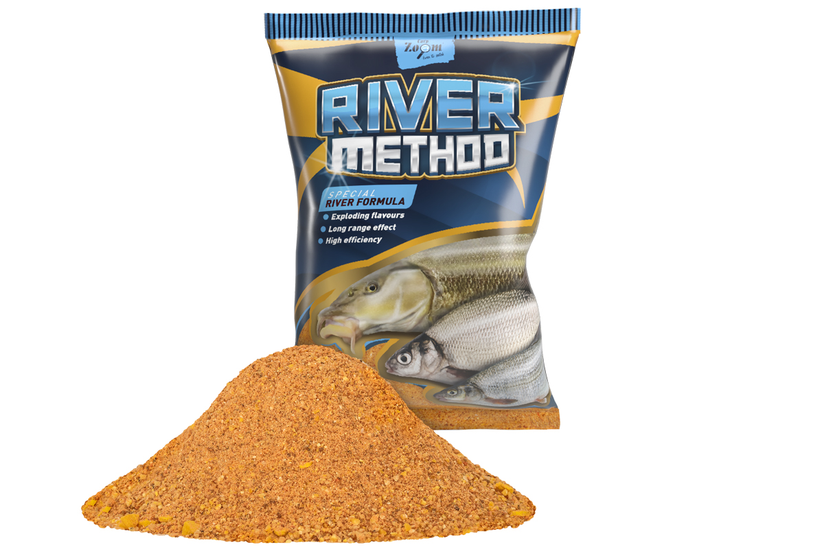 Carp Zoom River Method Groundbait - 2 kg/Med-Broskev