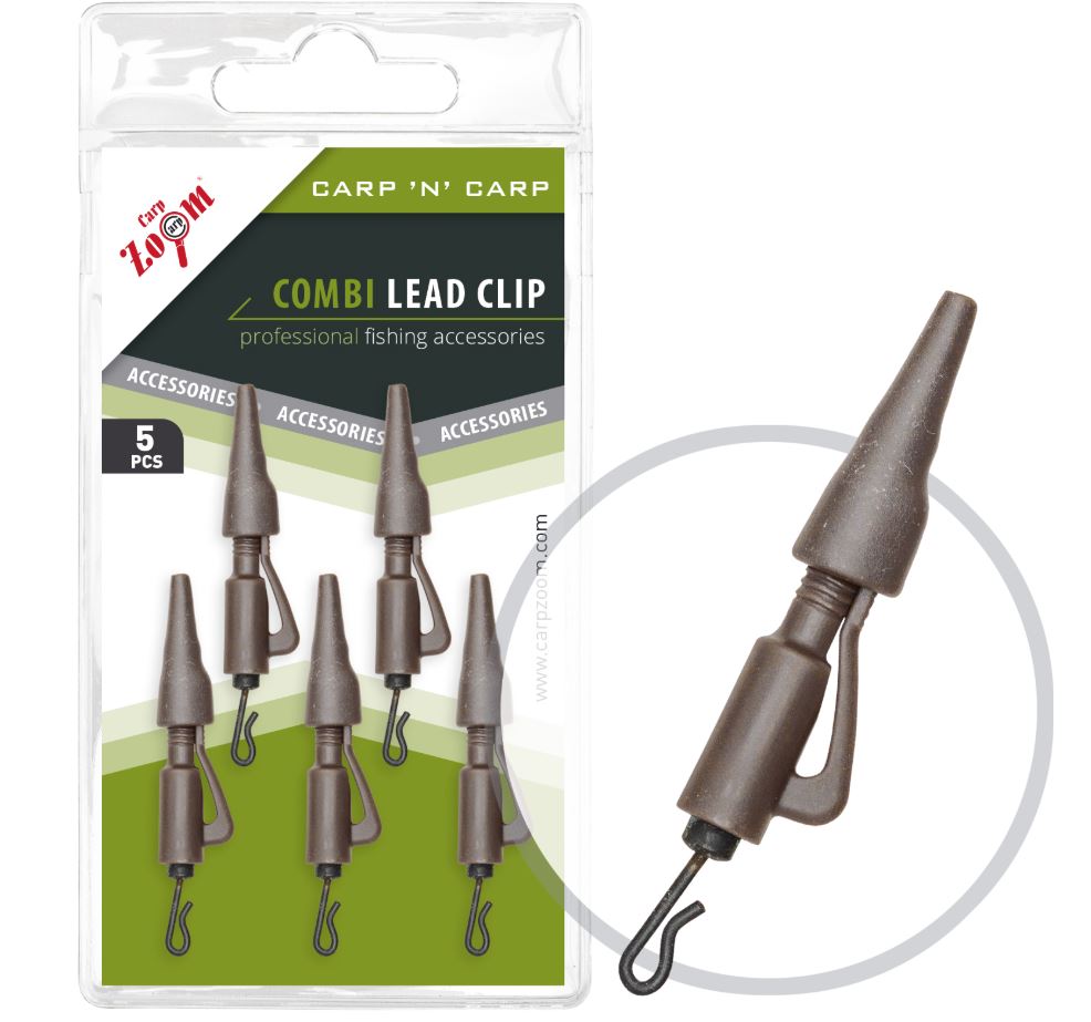 Carp Zoom Závěs na zátěž komplet Combi Lead Clip - 5 ks