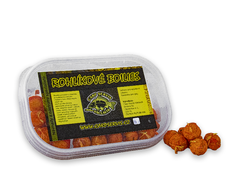 CSV Rohlíkové boilies - 40 g/Broskev