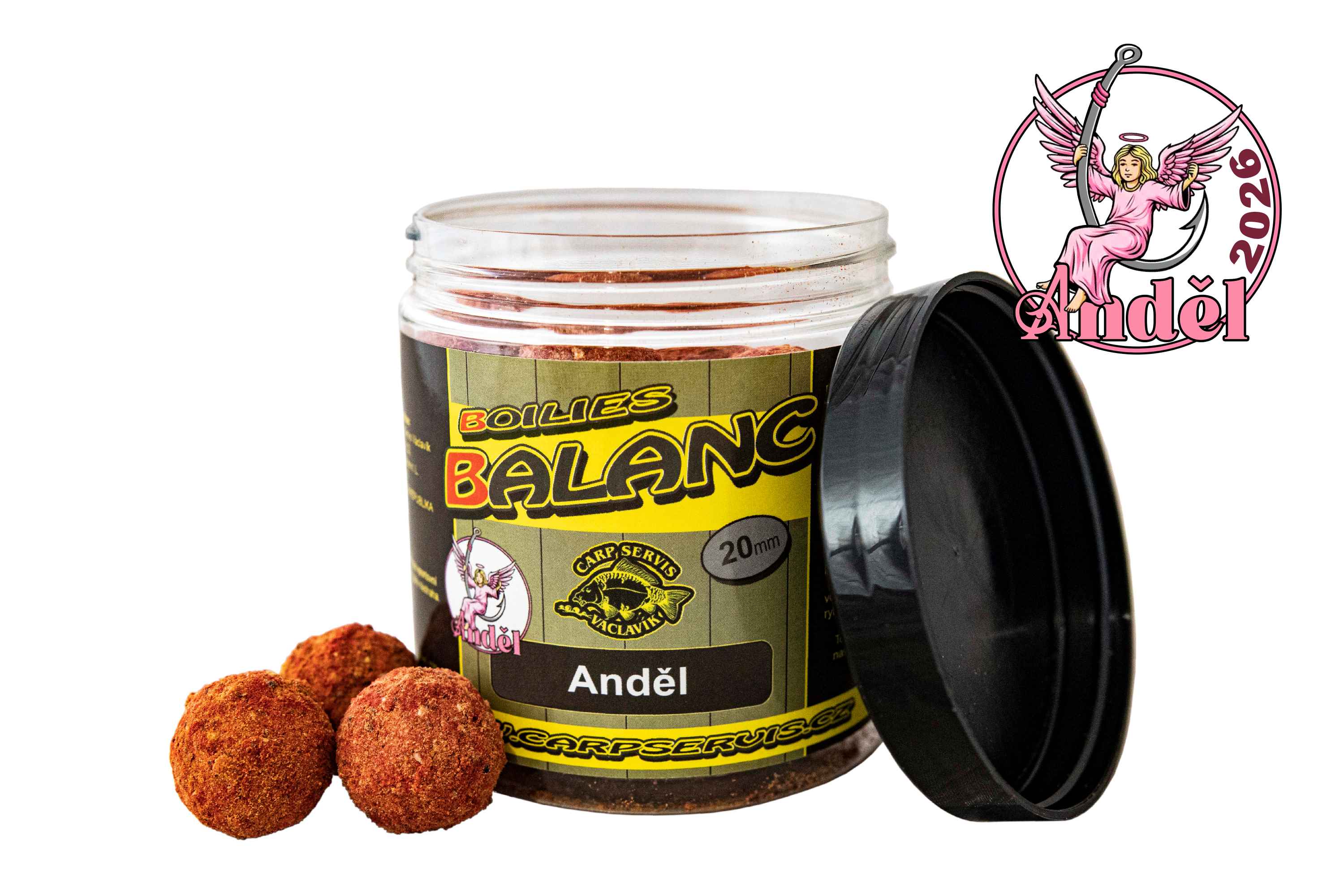 CSV Boilies Balanc - 120 g/20 mm/Anděl