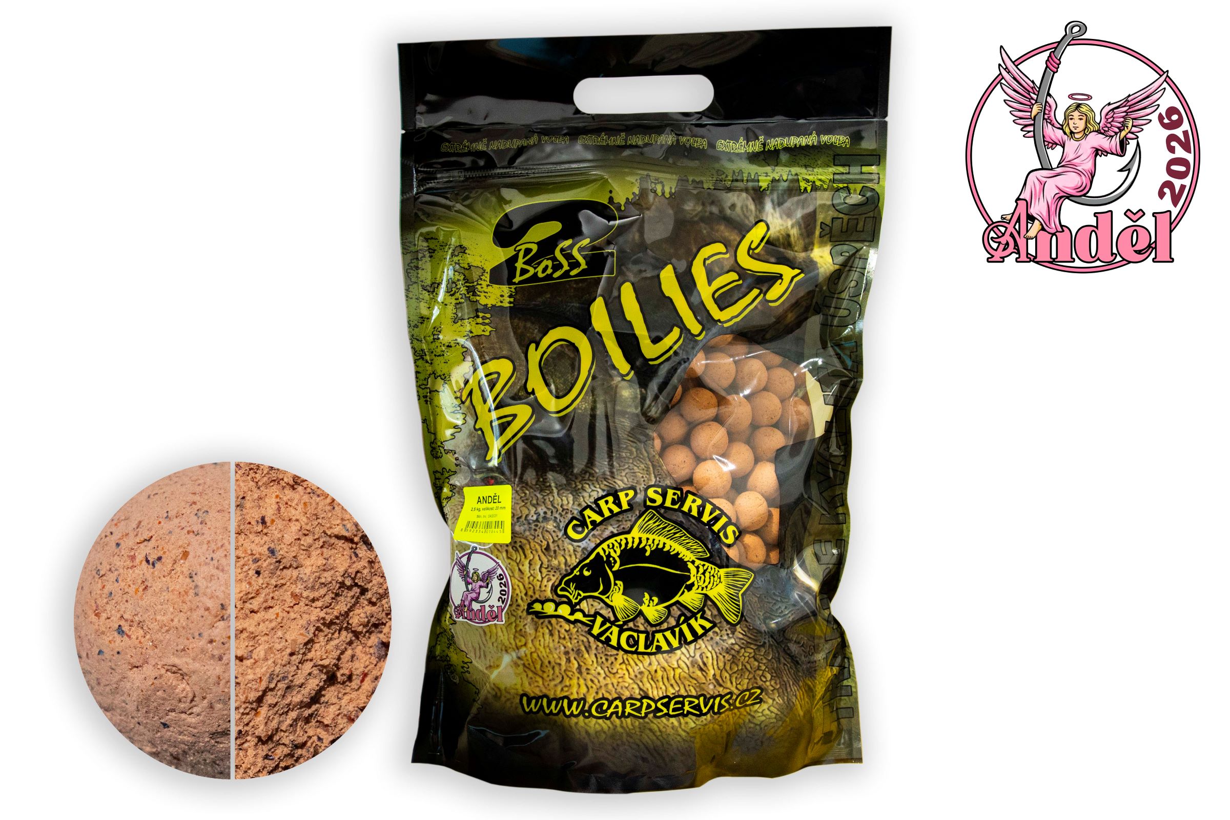 CSV Boilies Boss2 - 2,5 kg/20 mm/Anděl