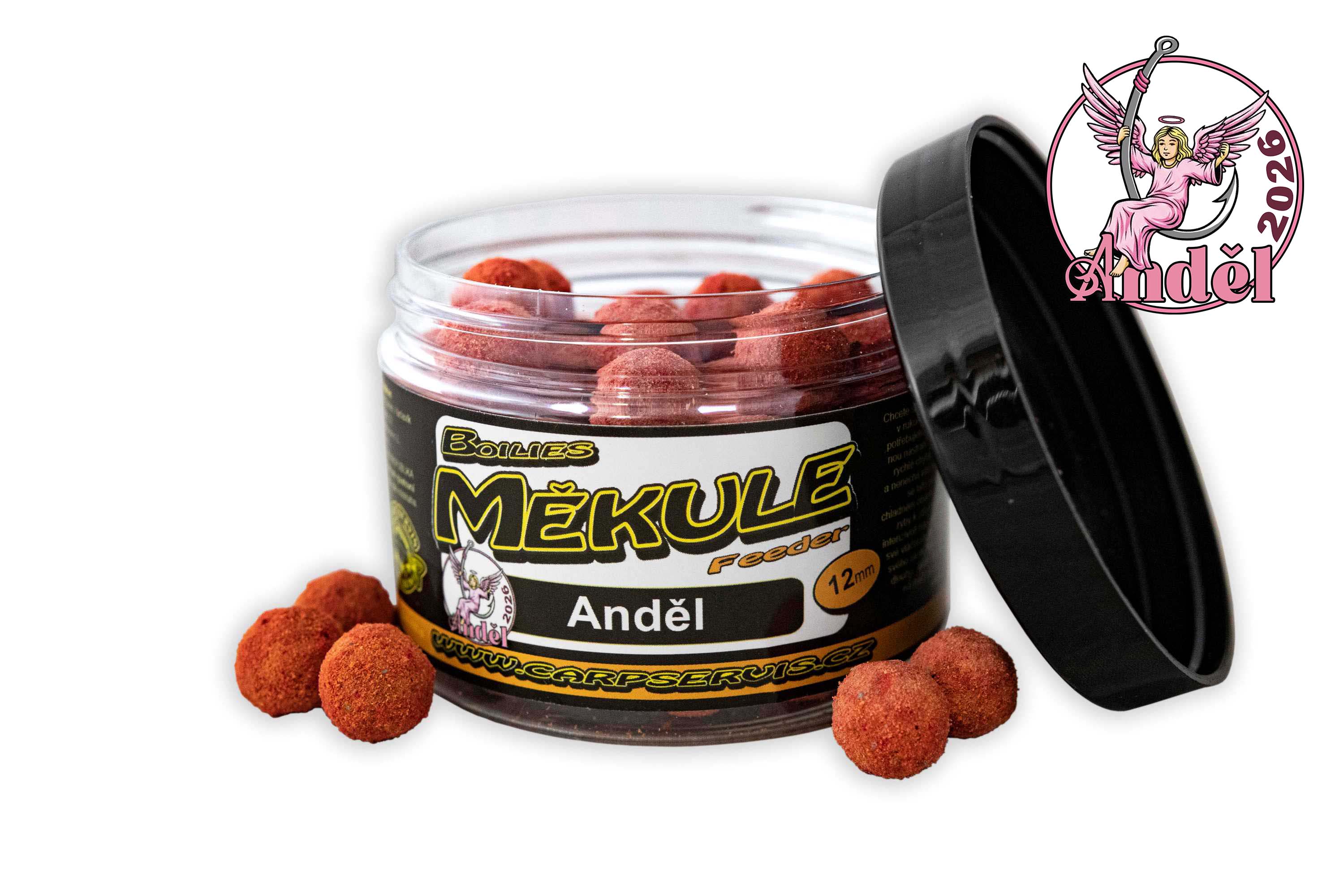 Boilies Měkule Feeder - 100 g/12 mm/Anděl