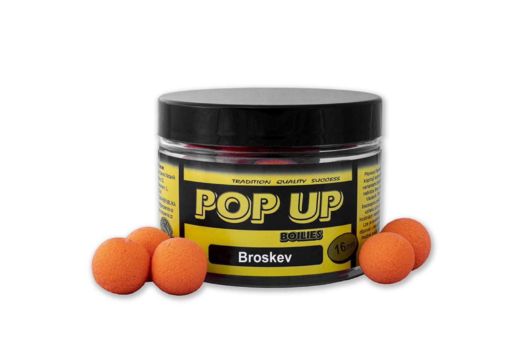 CSV Pop Up - dóza/50 g/16 mm/Broskev