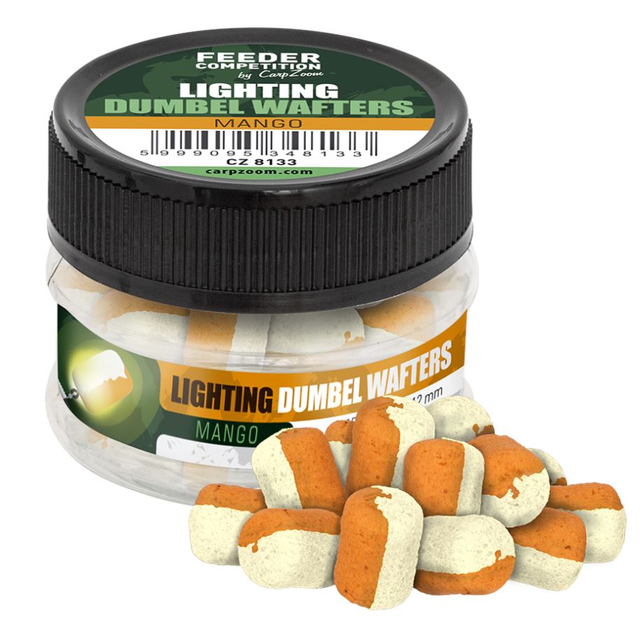 Carp Zoom Lighting Dumbel Wafters - 15 g/8x12 mm/Mango