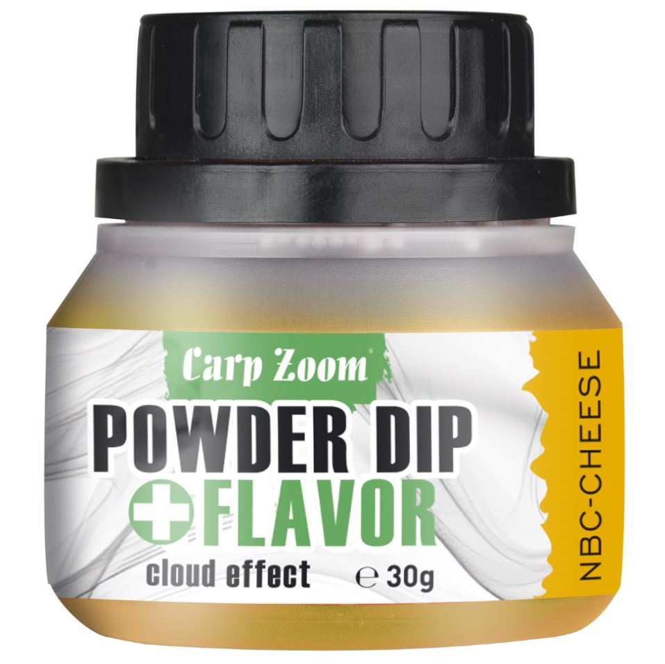 Carp Zoom Powder Dip+Flavor - 30 g/NBC-Sýr/světlá oranžová