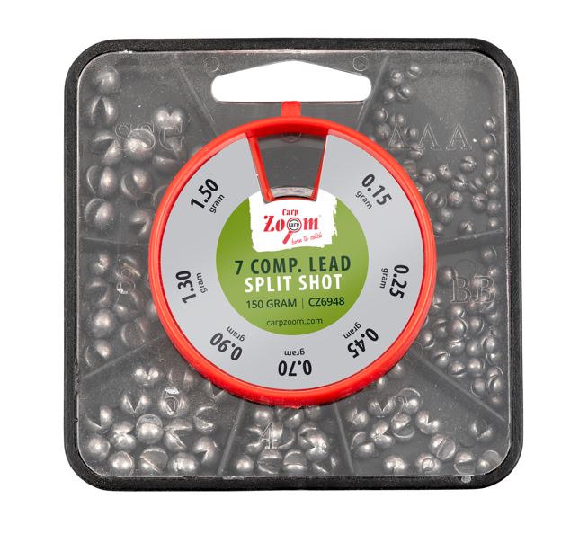 Carp Zoom Sada broků 7 Lead Split Shot - 150 g