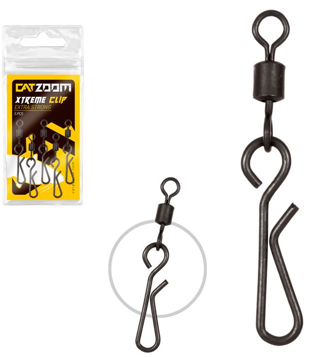 Carp Zoom Obratlík CatZoom s karabinou Xtreme Clip - 10 ks