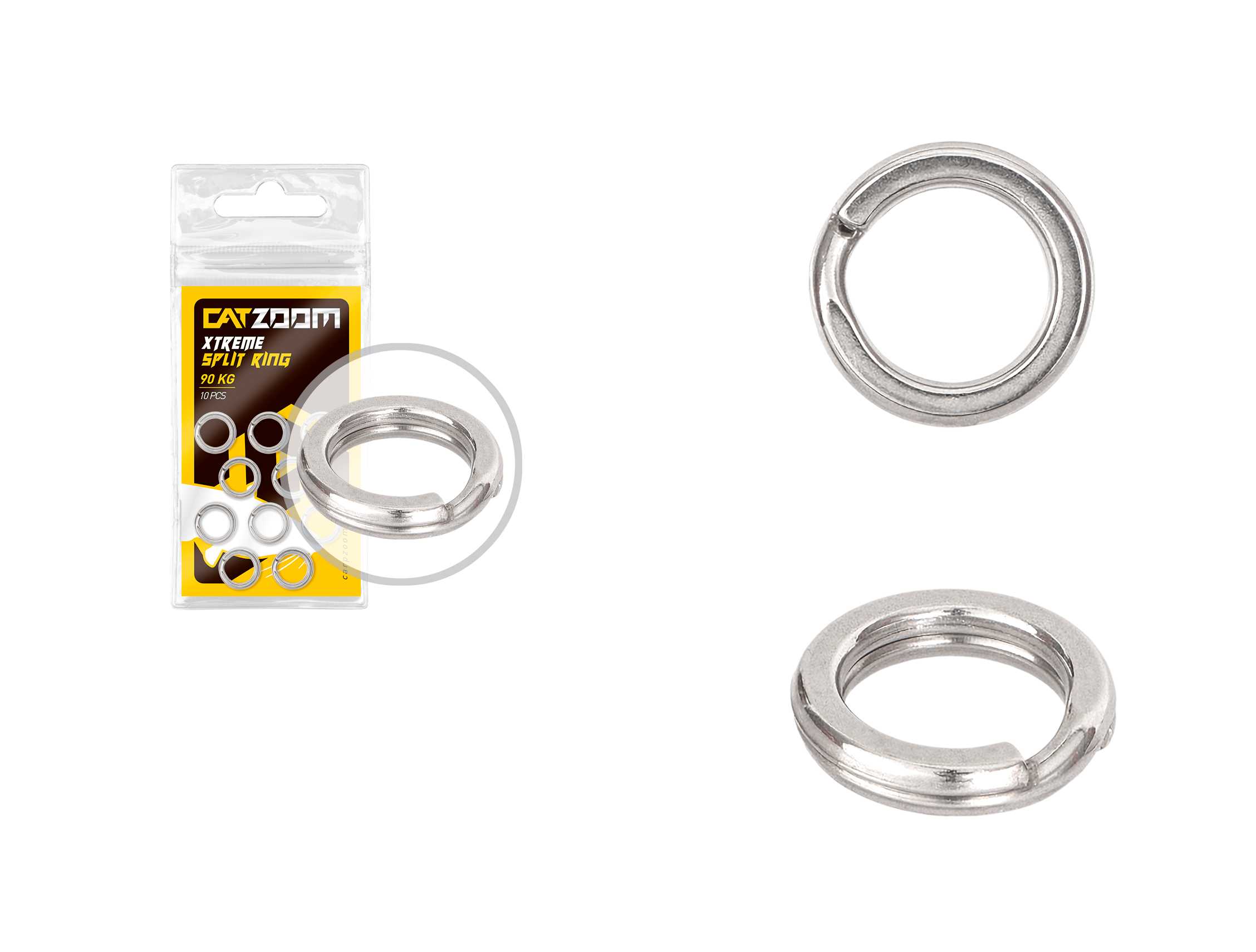 Carp Zoom Kroužky Catzoom Xtreme Split Ring - 10 ks/90 kg