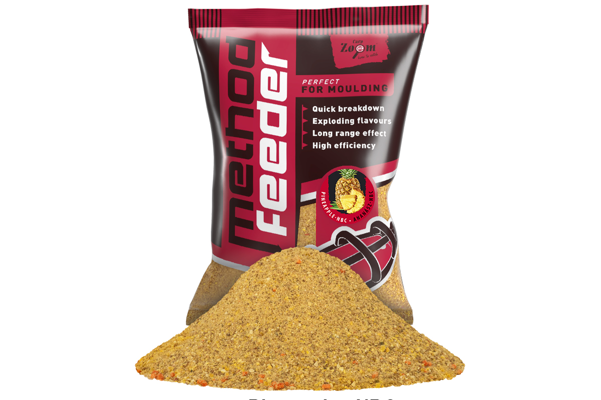 Carp Zoom Method Feeder Groundbaits - 1 kg/Ananas-NBC
