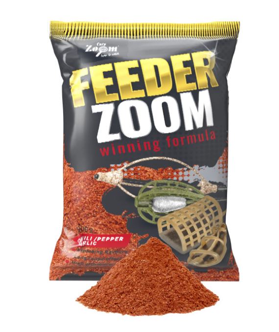 Carp Zoom Feeder Zoom Groundbaits - 1 kg/Čili-Pepř-Česnek