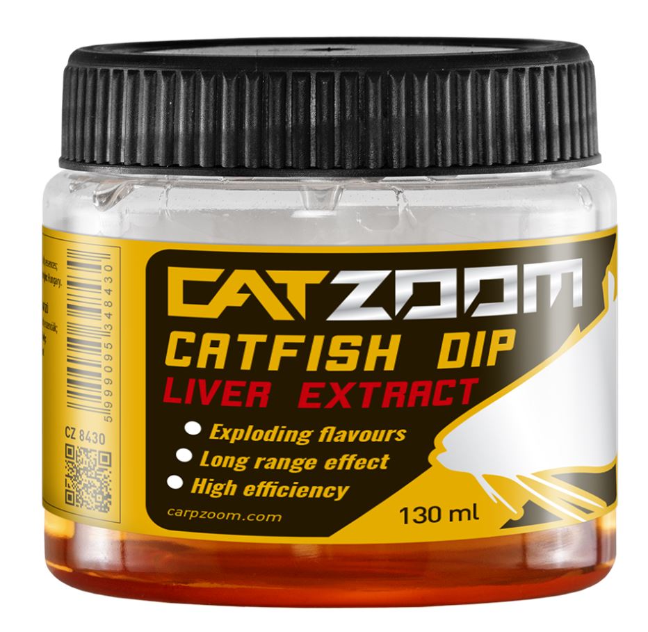 Carp Zoom CatZoom Catfish Dip - 130 ml/Játrový extrakt