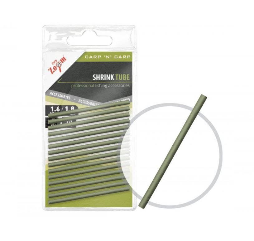 Carp Zoom Hadička smrštitelná - 15 ks/2,4-2,6 mm/zelená