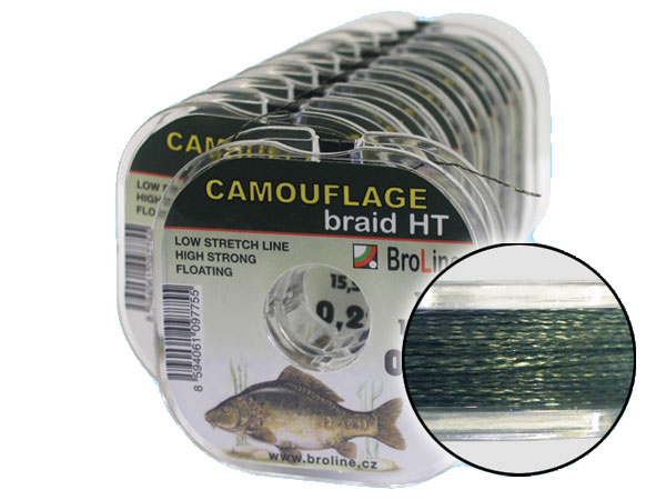 BroLine s.r.o. Camouflage Braid - 10 m/0,12 mm/7,2 kg