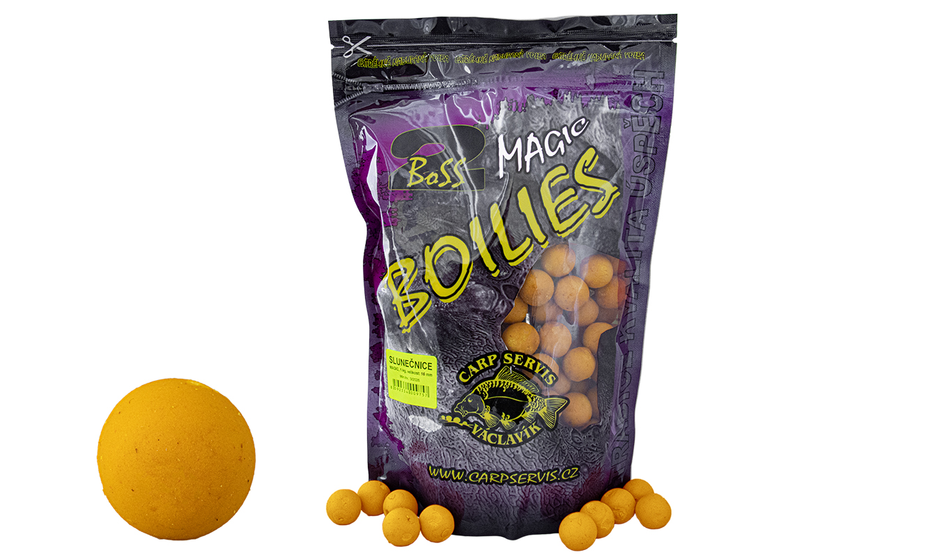 CSV Boilies Boss2 MAGIC - 1 kg/16 mm/Slunečnice