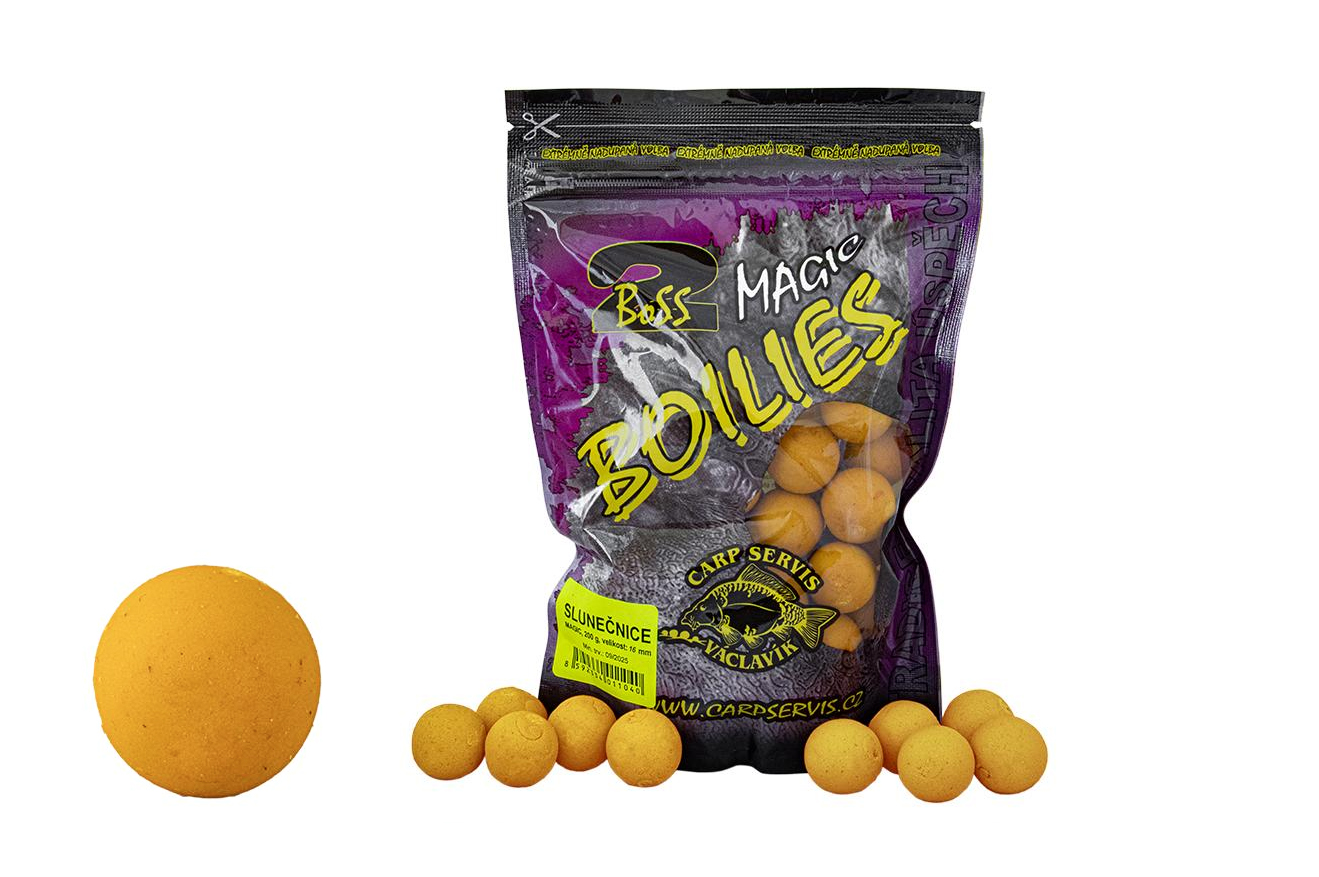 CSV Boilies Boss2 MAGIC - 200 g/16 mm/Slunečnice