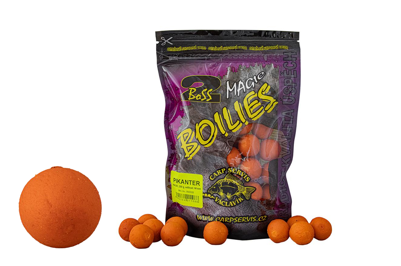 CSV Boilies Boss2 MAGIC - 200 g/16 mm/Pikanter