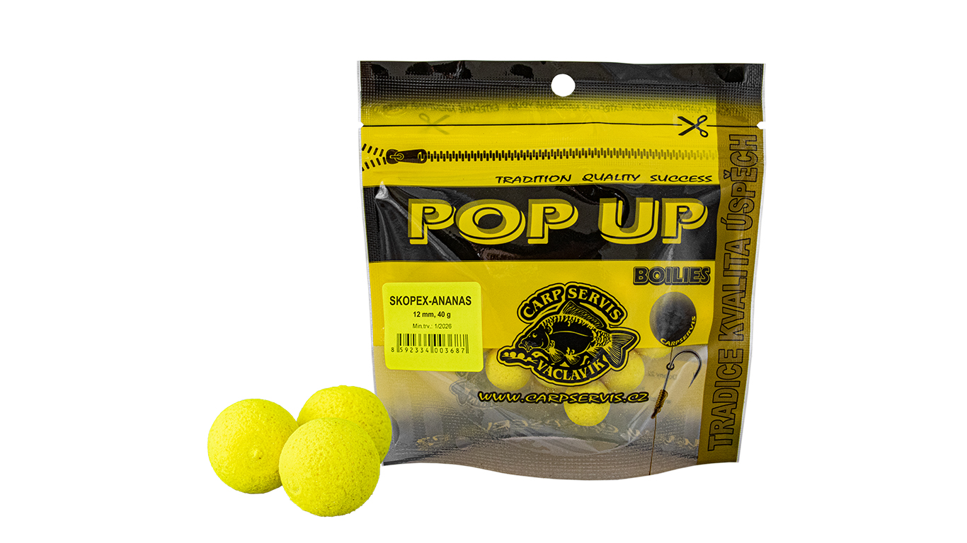 CSV Pop Up - sáček/40 g/12 mm/Skopex-Ananas