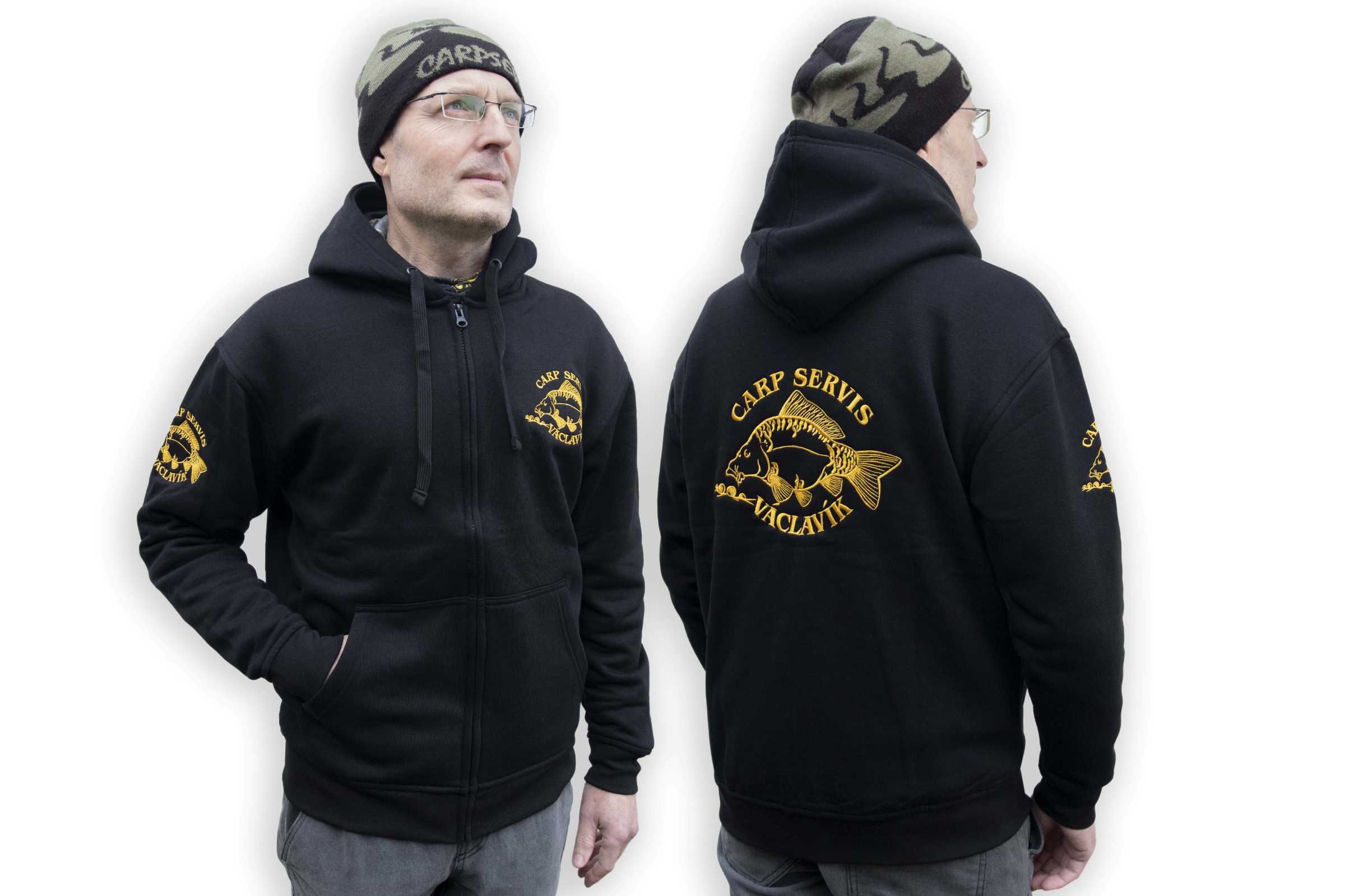 CSV Mikina s kapucí zip Carp Servis / vel.XXL