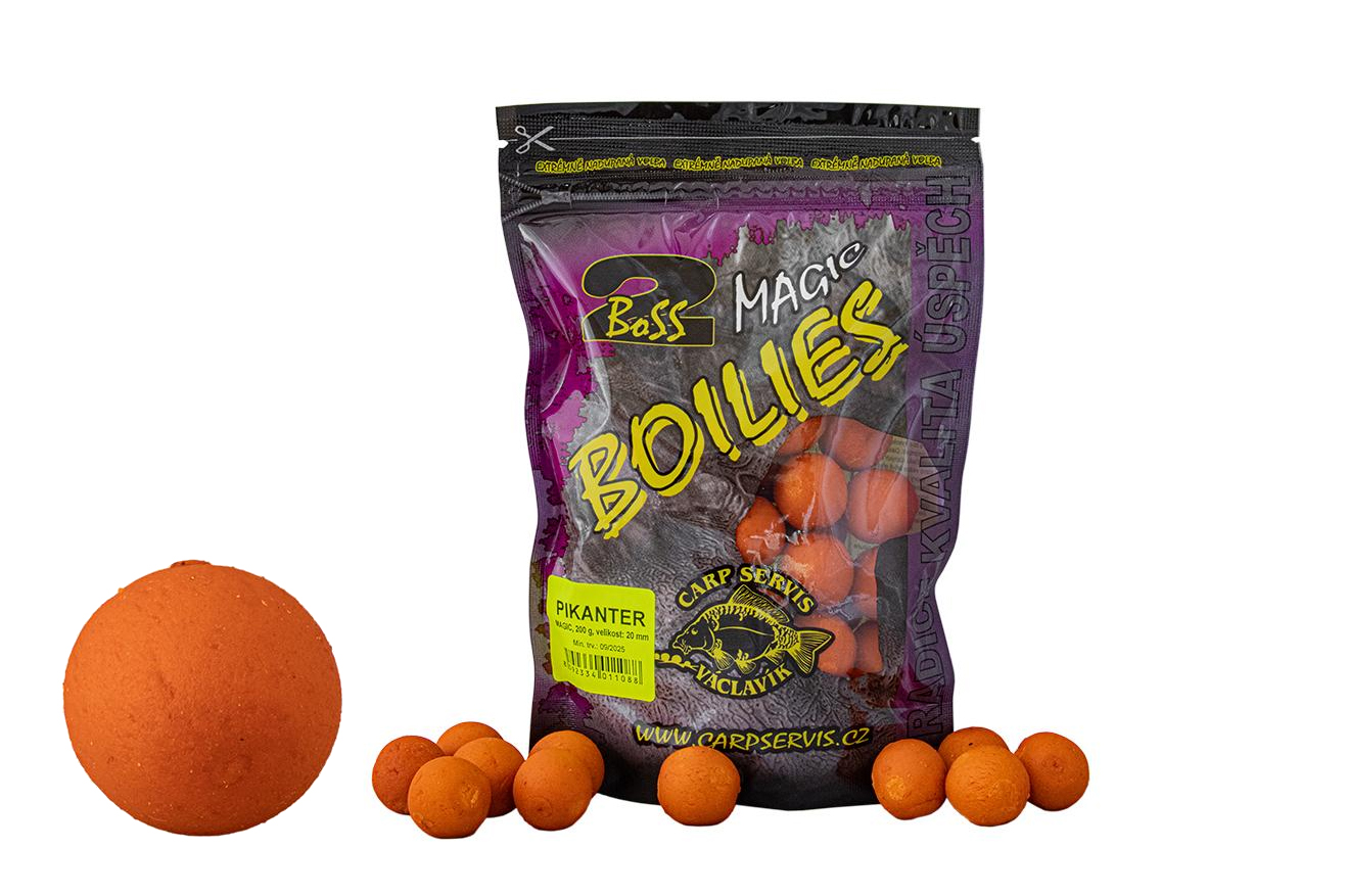 CSV Boilies Boss2 MAGIC - 200 g/20 mm/Pikanter