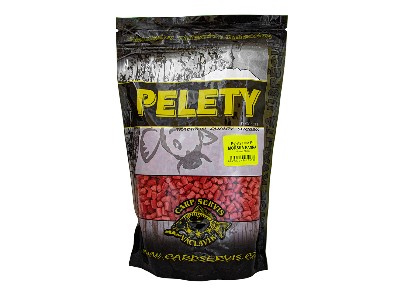 CSV Pelety Fluo F1 - 800 g/6 mm/Mořská panna/růžová