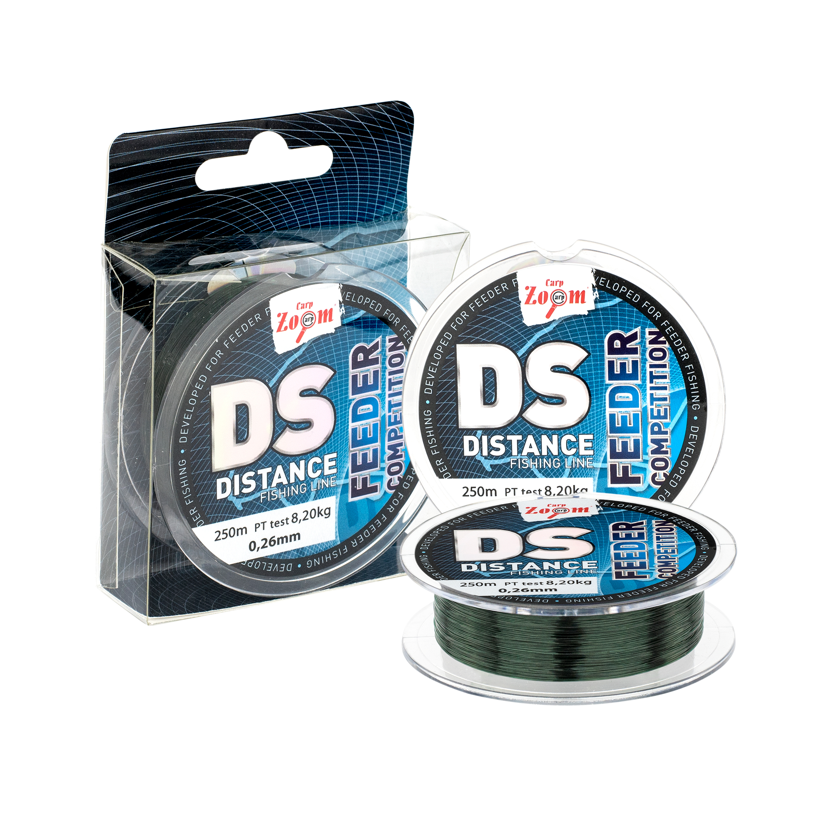 Carp Zoom Vlasec Distance Fishing Line - 250 m/0,18 mm, 4,4 kg