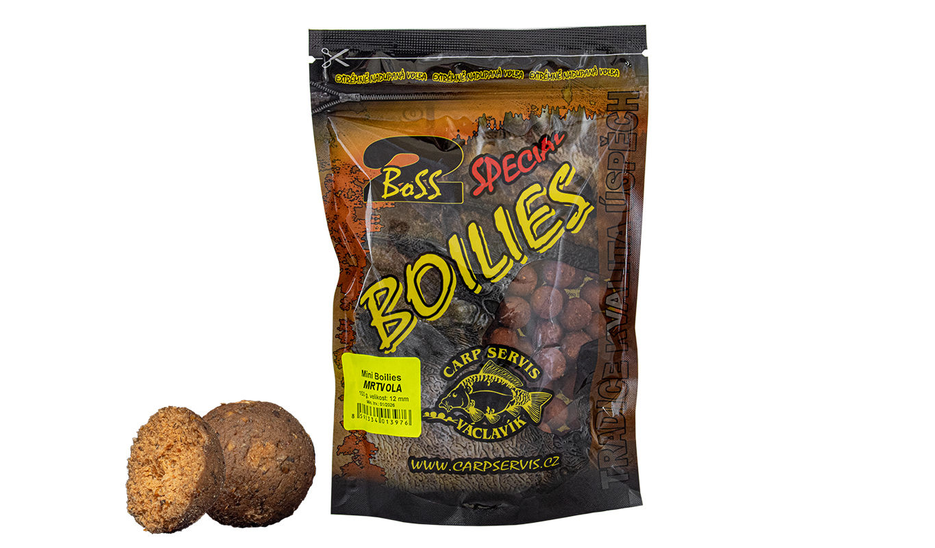 CSV Mini boilies Boss2 - 150 g/12 mm/Mrtvola