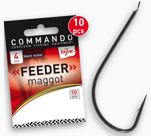 Carp Zoom Háčky Feeder Maggot - 10 ks/vel.4