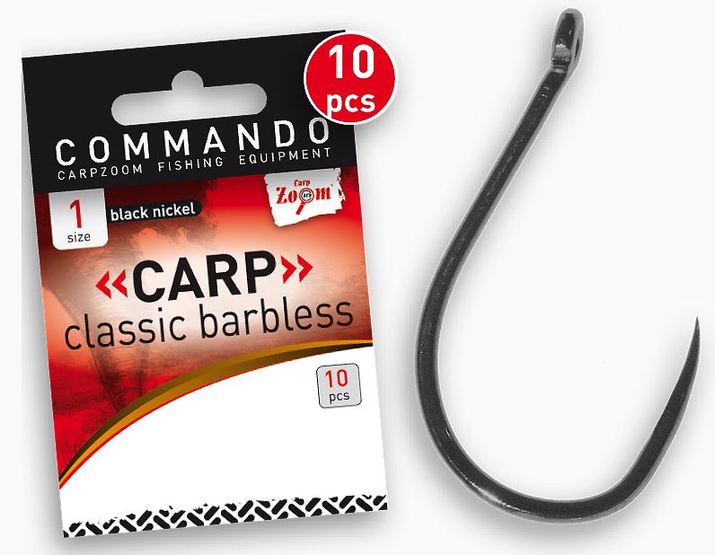Carp Zoom Háčky Carp Classic Barbless - 10 ks/vel.1