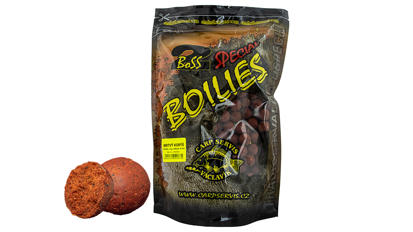 CSV Boilies Boss2 SPECIÁL - 1 kg/16 mm/Mrtvý korýš