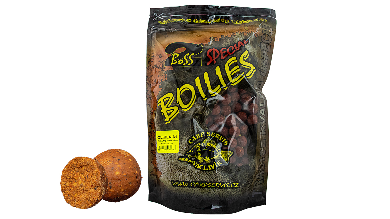 CSV Boilies Boss2 SPECIÁL - 1 kg/16 mm/Oliheň A1