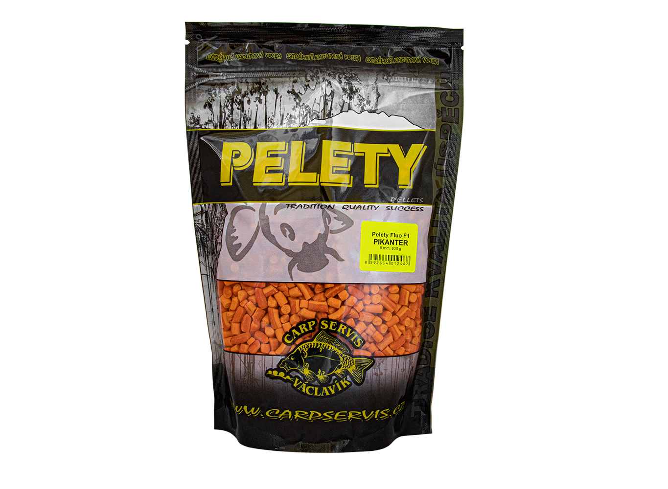 CSV Pelety Fluo F1 - 800 g/6 mm/Pikanter/oranžová