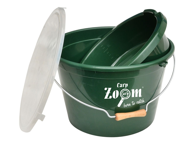 Carp Zoom Set kbelík+miska+víko - 25 L