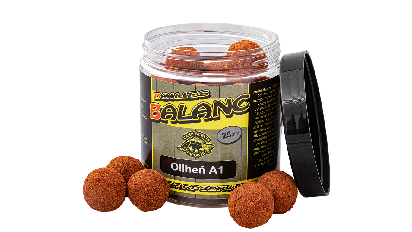 CSV Boilies Balanc - 120 g/25 mm/Oliheň A1