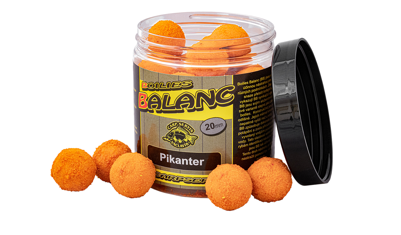 CSV Boilies Balanc - 120 g/20 mm/Pikanter