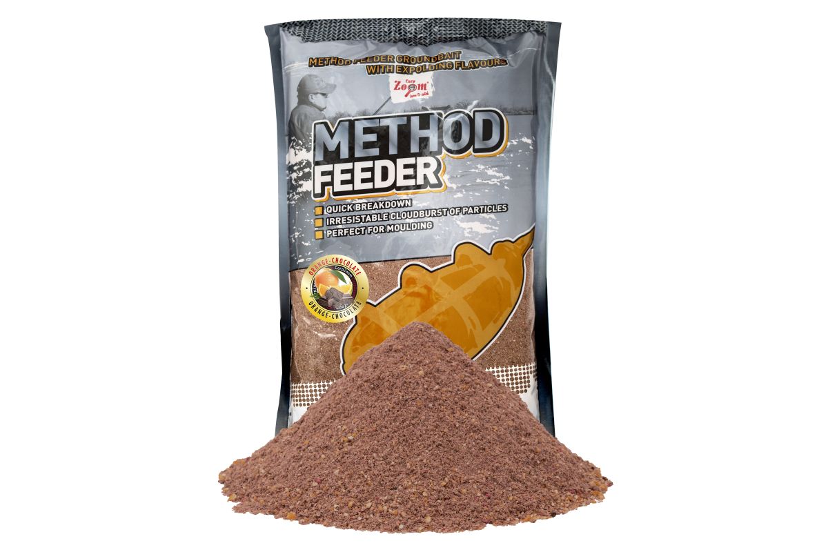 Carp Zoom Method Feeder Groundbaits - 1 kg/Pomeranč-Čokoláda